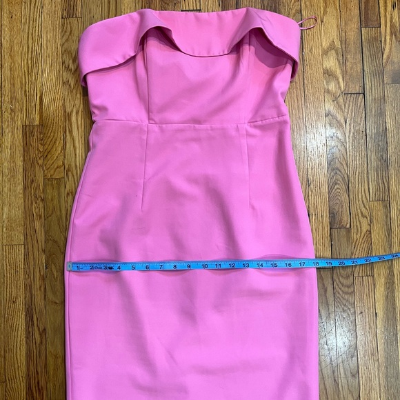 Bardot Georgia Strapless Dress - Candy Pink - Size 6 - Picture 13 of 13